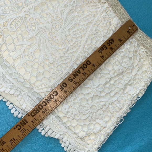 MOSSIMO crocheted floral lined shorts elastic waistband pull on boho NEW size XL - Picture 8 of 8